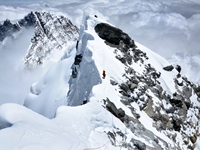 Hillary step south summit & Lhotse