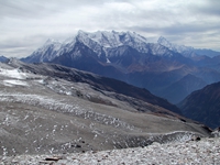 Glimpse of the Kali Gandaki gorge, deepest river gorge of the world