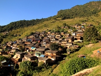 Entire Muri Village as seen from the Campsite