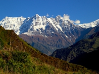 View of Gurja Himal from Muri Camp site