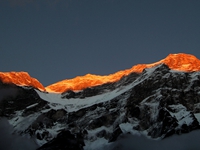 Sunset at the Mt. Dhaulagiri