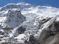 Mt. Dhaulagiri from the Base Camp