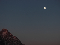 Moonlight over Dhauladhar range