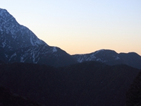 Dhauladhar range at sunrise