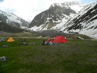 Camp at Biskhopri (3600 mt.)