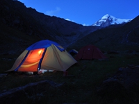 Evening base camp