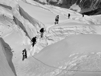 Khumbu Icefall near camp1