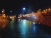 Har ki pauri at night,haridwar