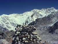 Kanchenjunga massif from Okthang