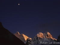 Mt. Jannu and Sobite wange from Khambachen