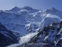 Kanchenjunga massif from Pangpema