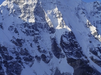 Wedge Peak from Pangpema (Kanchenjunga B.C.)