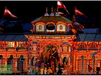 BADRINATH AT NIGHT