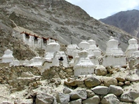 Buddhist Stone Chortens