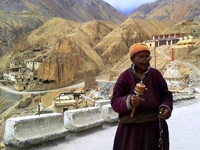 Lama at Lamayuru monestary