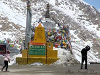 Changla Pass (17,590 ft)- Worlds 3rd highest motorable road