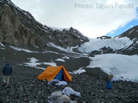 Yangi Diwan pass from Lingty glacier