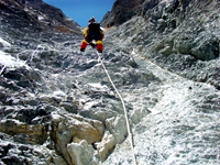 Summit approach of Lhotse