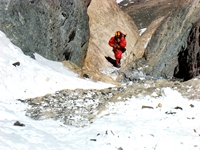 Summit approach of Lhotse