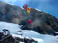 Summit approach of Lhotse