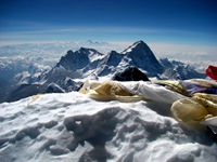 Kangchenjunga & Makalu from Lhotse Peak