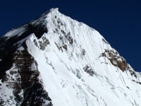 Everest climb from Lhotse Peak