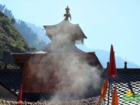 Lord Shivas temple at Manikaran