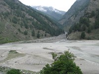 The river bed at Harshil