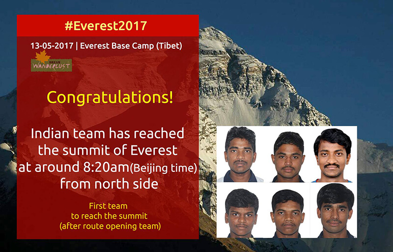 Spring 2017, Everest Summit