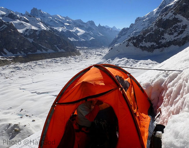 Chaukhamba Expedition camp