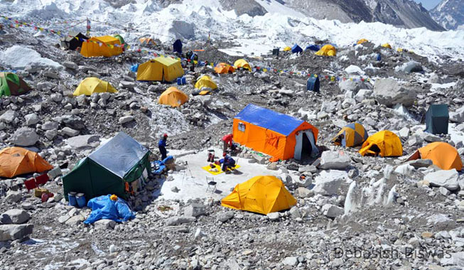 Base Camp mt everest expedition