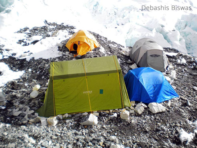 Camp 2 mt everest expedition